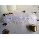 White Lace Wedding Garter with Bows
